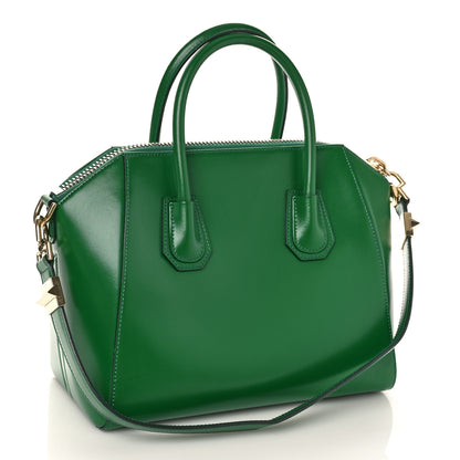 Givenchy Shiny Lord Calfskin Small Antigona Emerald 3 of 8