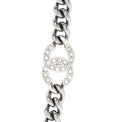 Chanel Ruthenium Crystal Chain CC Lucky Charms Necklace 4 of 6