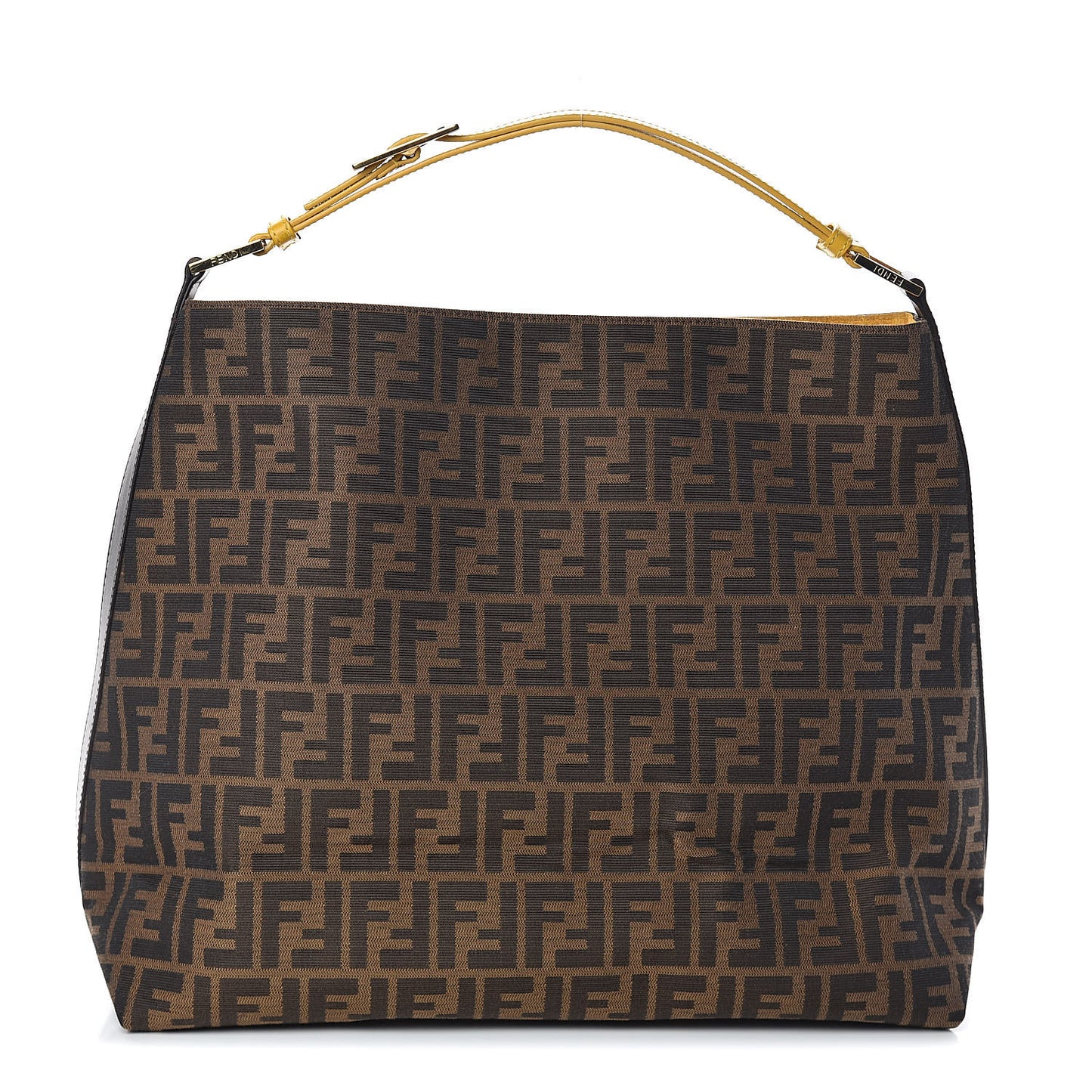 Zucca Vitello Large Hobo Tobacco Ocra Moro Black
