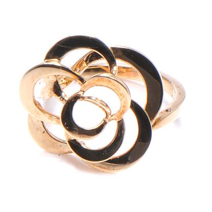 Chanel 18K Gold Profil de Camelia Ring 6 1 of 7