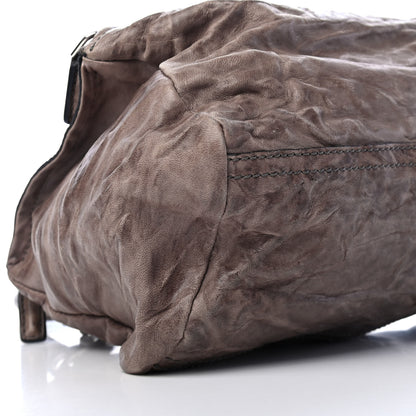 Givenchy Tumbled Sheepskin Small Pandora Charcoal 8 of 9