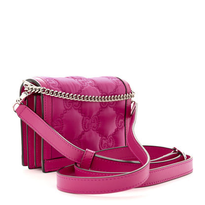 Gucci Nylon Calfskin Enamel GG Matelasse Mini Chain Bag Lovely 3 of 11