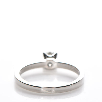 Tiffany Platinum Diamond .32ct Novo Ring 5.25 11 of 14