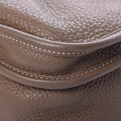 Hermes Taurillon Clemence Evelyne III PM Etoupe 11 of 16
