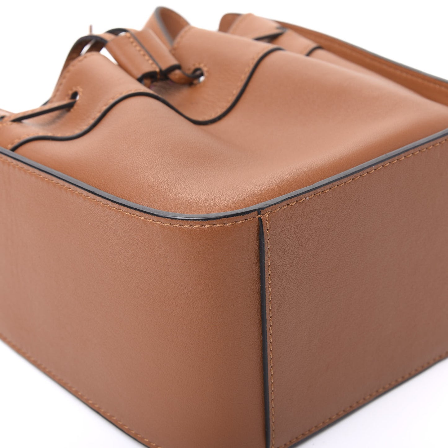 Calfskin Mini Hammock Shoulder Bag Tan