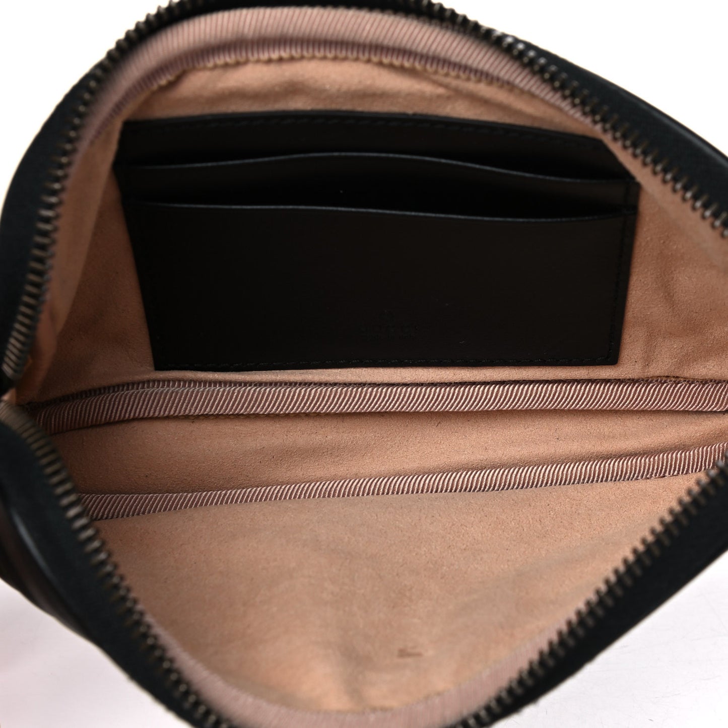 Calfskin Matelasse Mini GG Marmont Chain Crossbody Bag Black