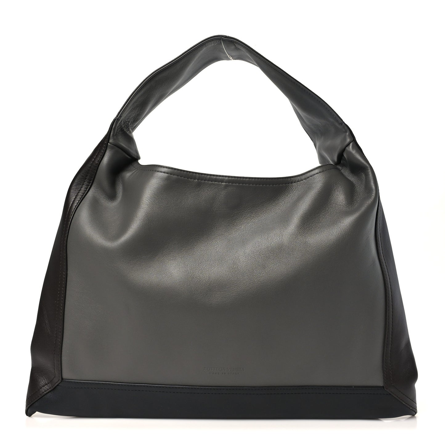 Silky Calfskin Hop Grey Brown Black