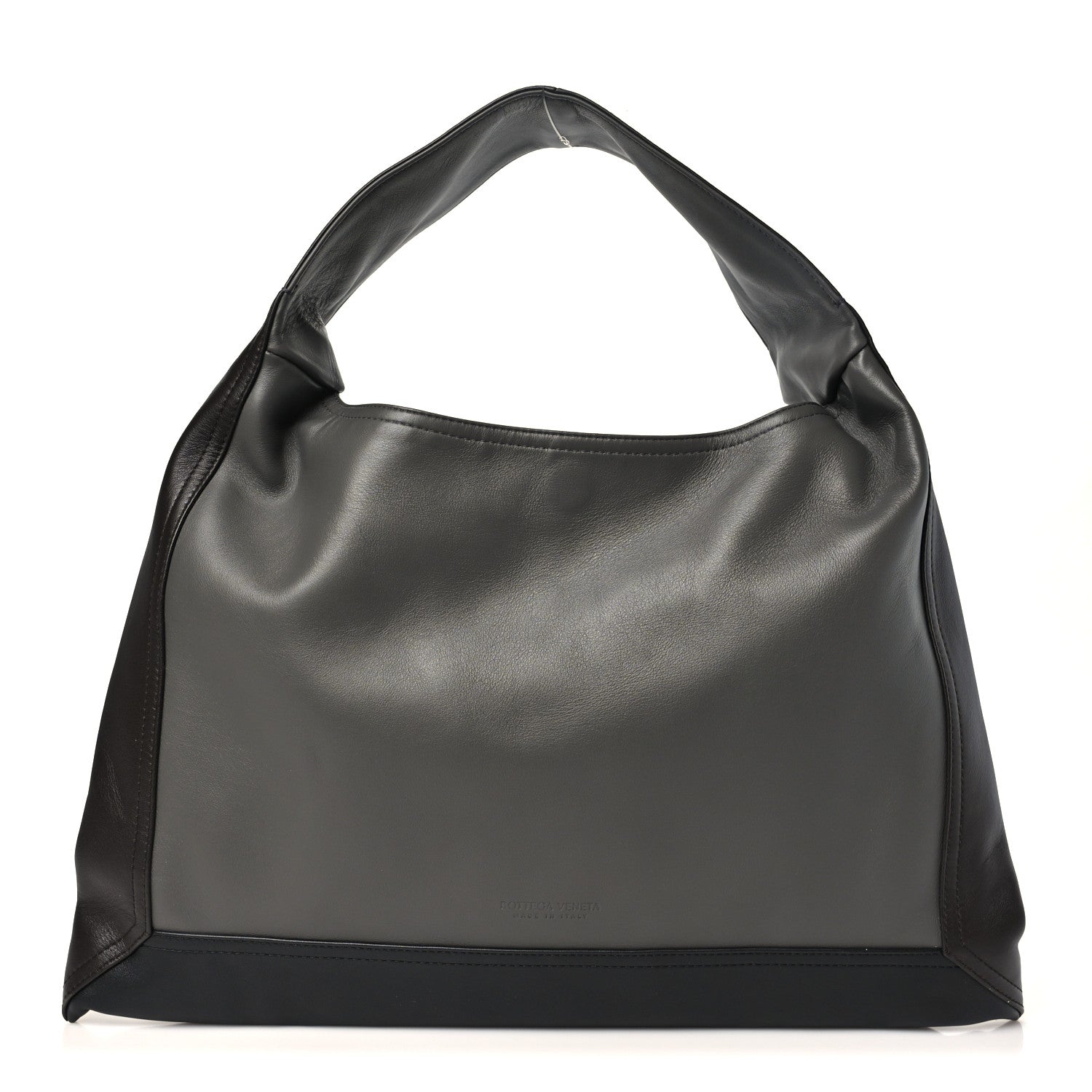 Bottega Veneta Silky Calfskin Hop Grey Brown Black 1 of 10