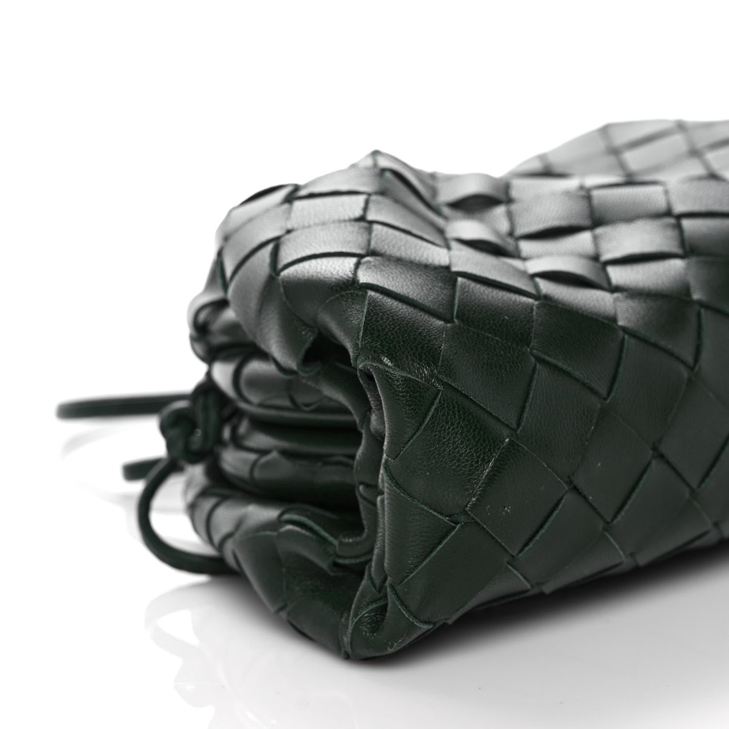 Bottega Veneta Nappa Intrecciato The Mini Pouch Bottle Green 9 of 10
