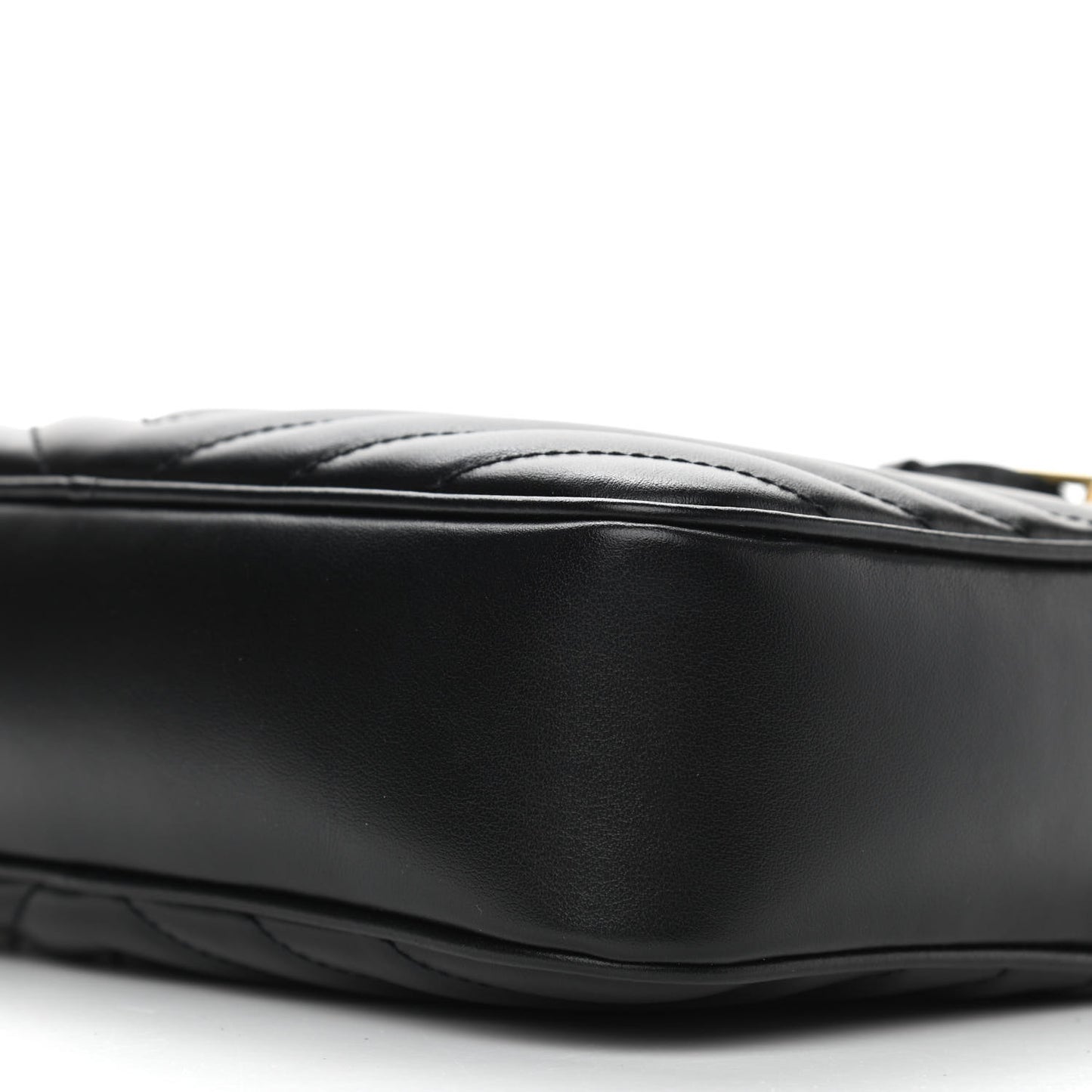 Calfskin Matelasse Monogram Lou Camera Bag Black
