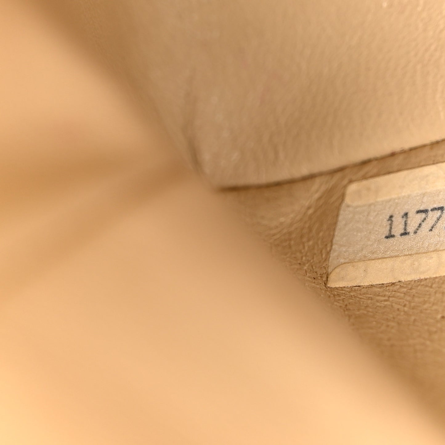 Lambskin Quilted Medium Double Flap Beige