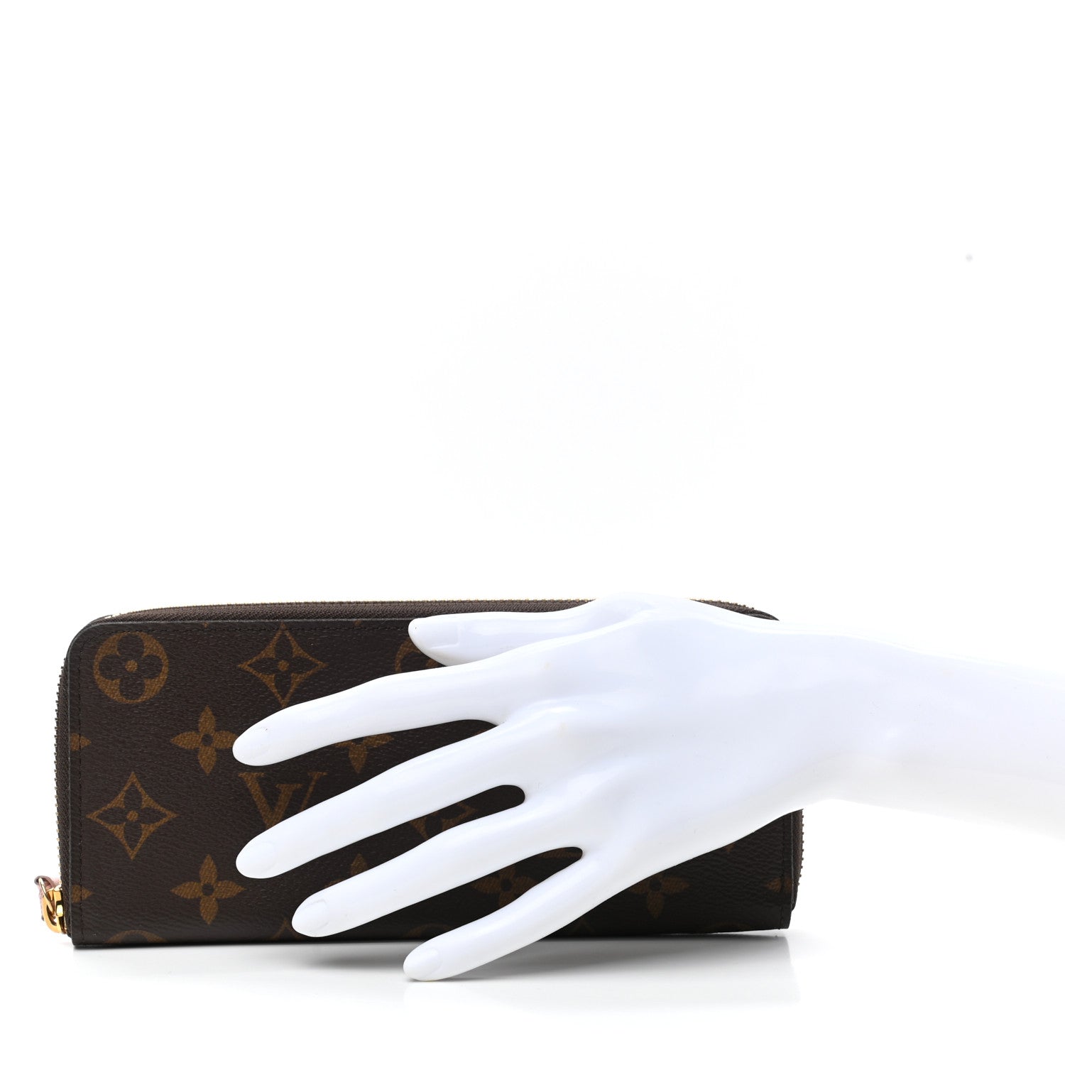Louis Vuitton Monogram Clemence Wallet Rose Ballerine 2 of 8