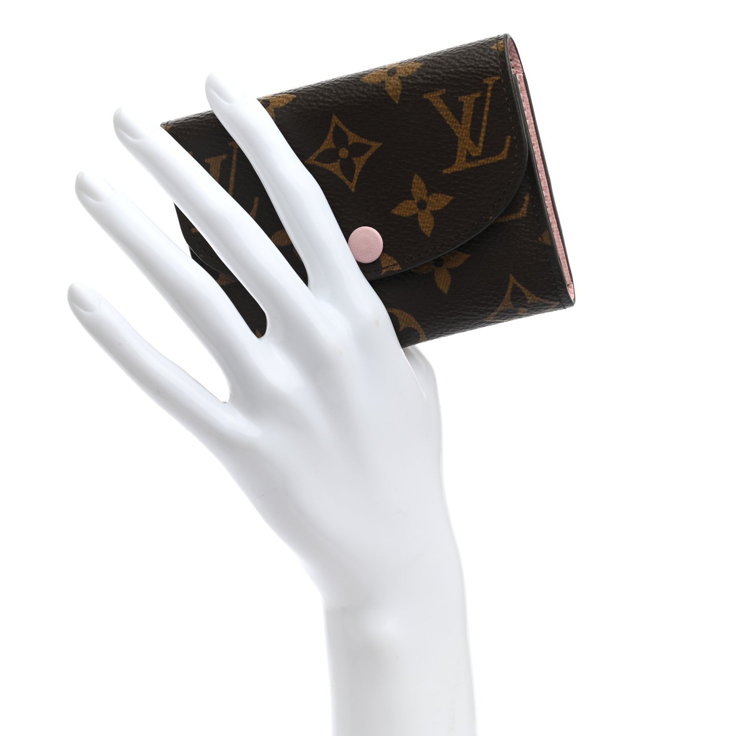 Monogram Rosalie Coin Purse Rose Ballerine