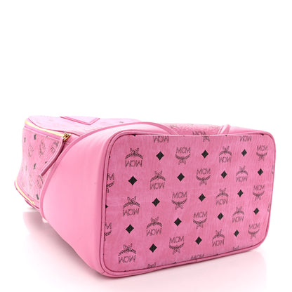MCM Visetos Medium Duke Backpack Pink 4 of 12