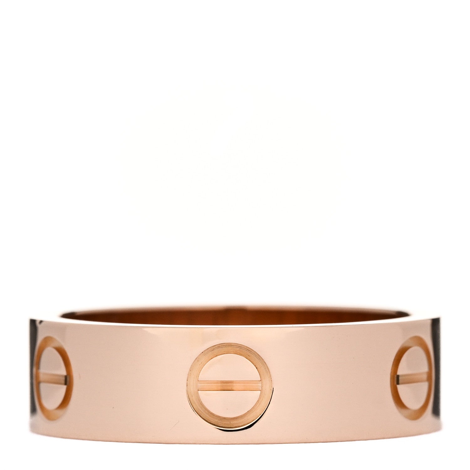 Cartier 18K Pink Gold 5.5mm LOVE Ring 53 6.5 1 of 4