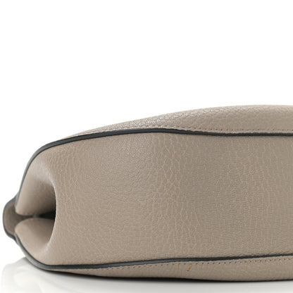 Chloe Grained Lambskin Drew Shoulder Bag Motty Grey 8 of 9