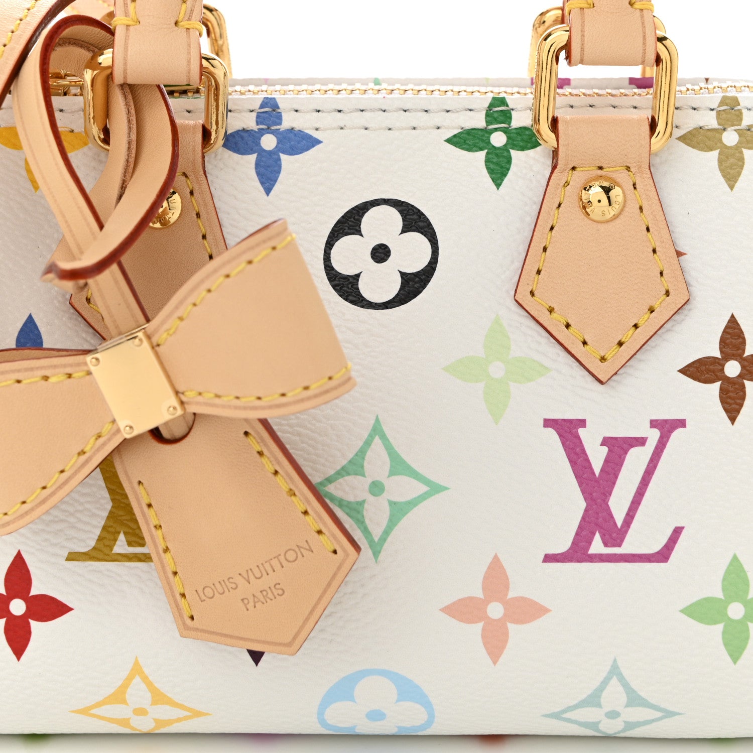 Louis Vuitton LV X TM Monogram Multicolor Nano Speedy White 7 of 10