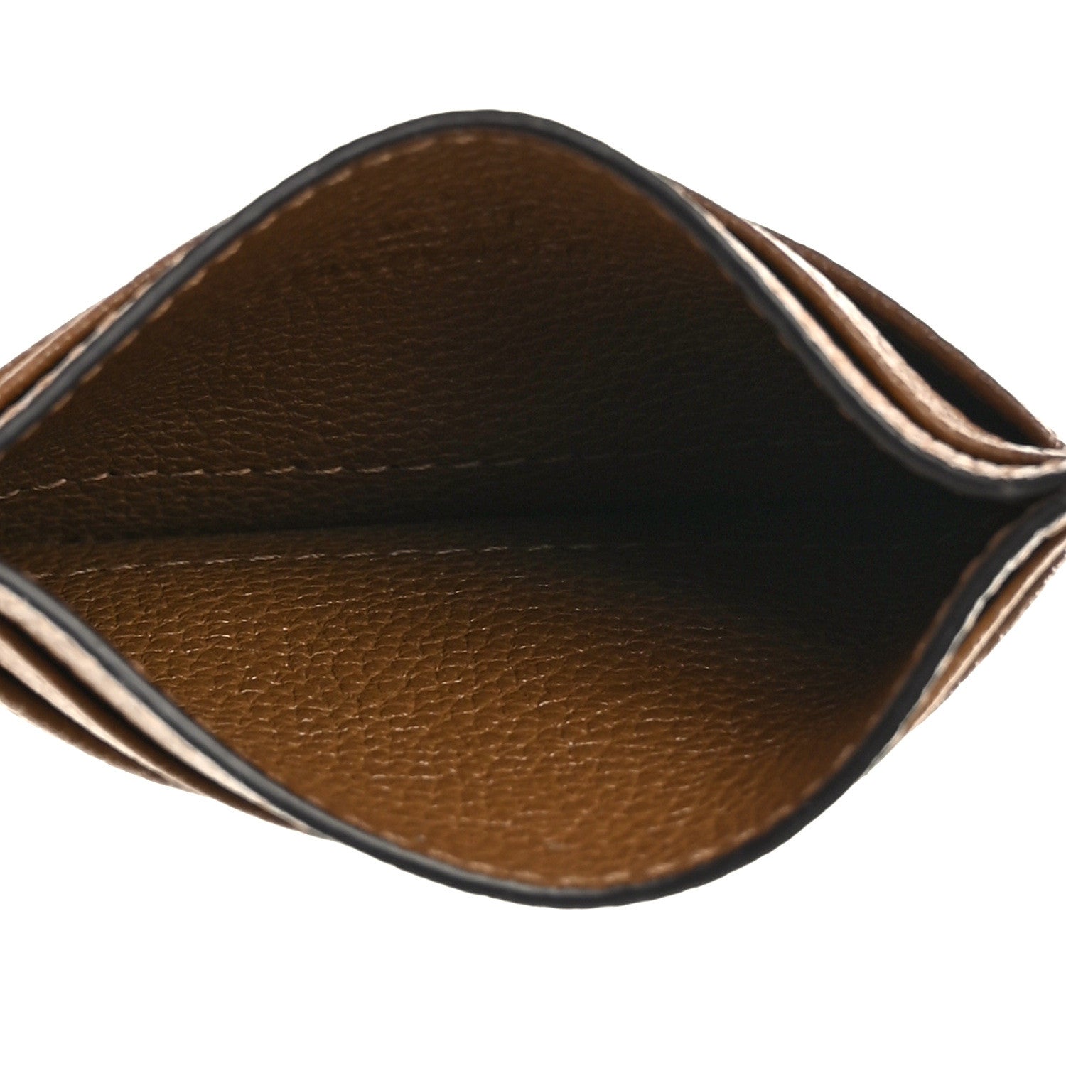 Gucci Grainy Calfskin Zumi Card Holder Friky Taupe 5 of 8