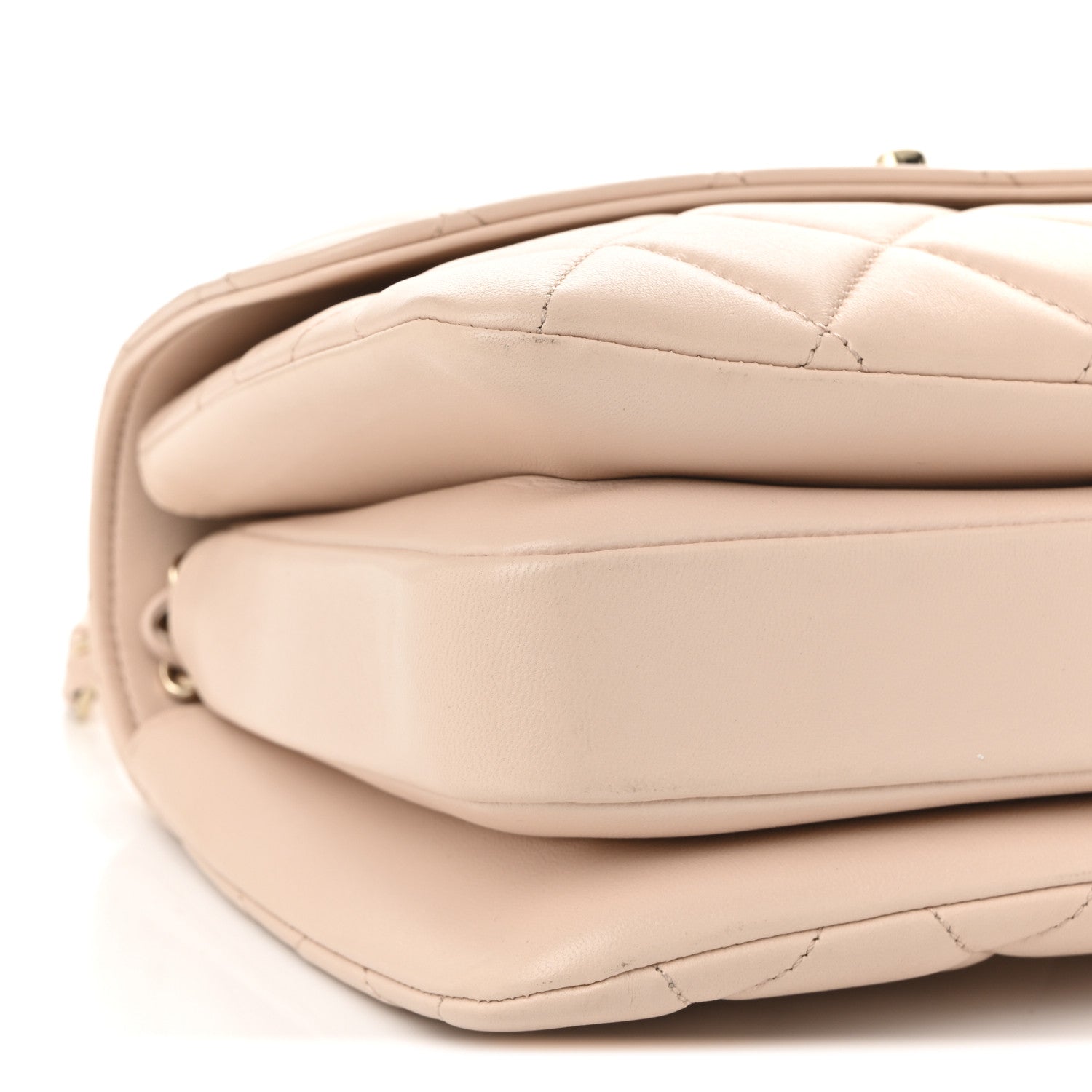 Chanel Lambskin Quilted Small Trendy CC Dual Handle Flap Bag Light Beige 9 of 11