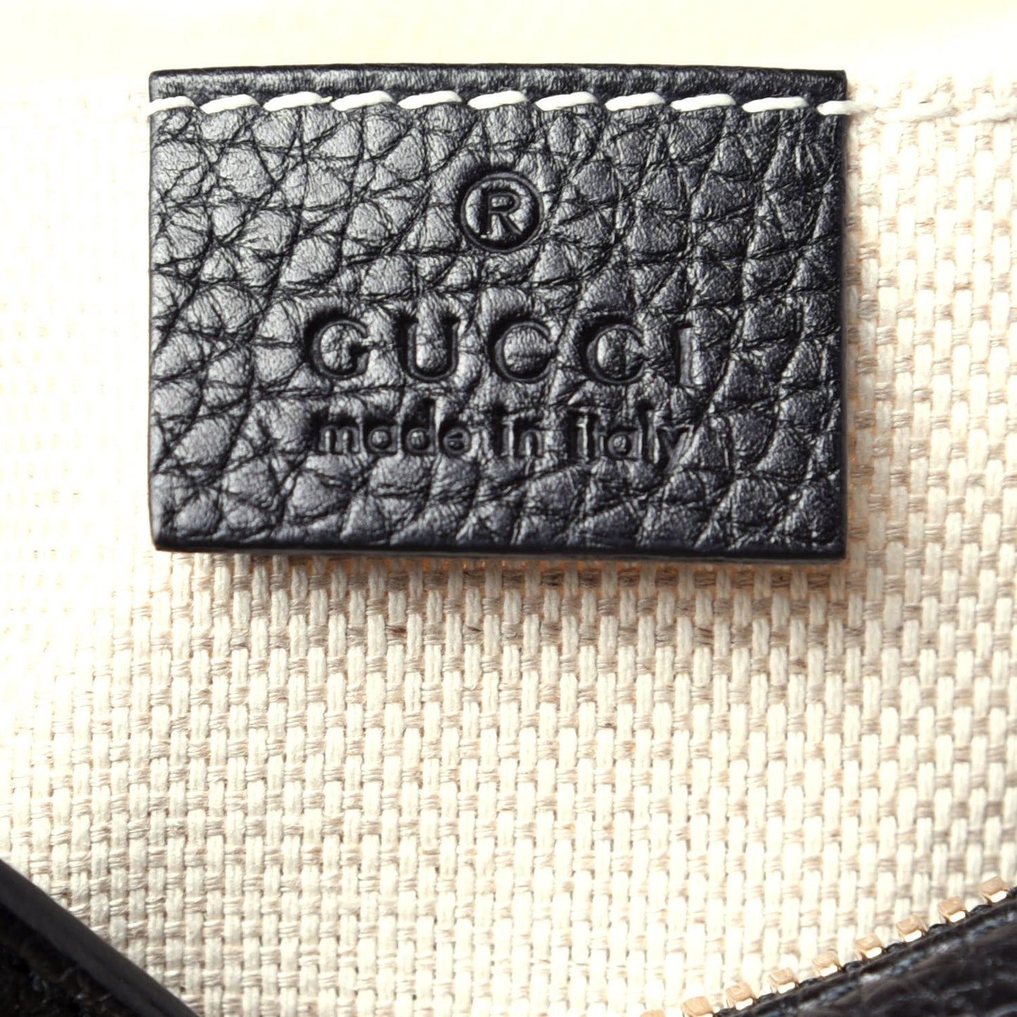 Pebbled Calfskin Small Soho Disco Bag Black