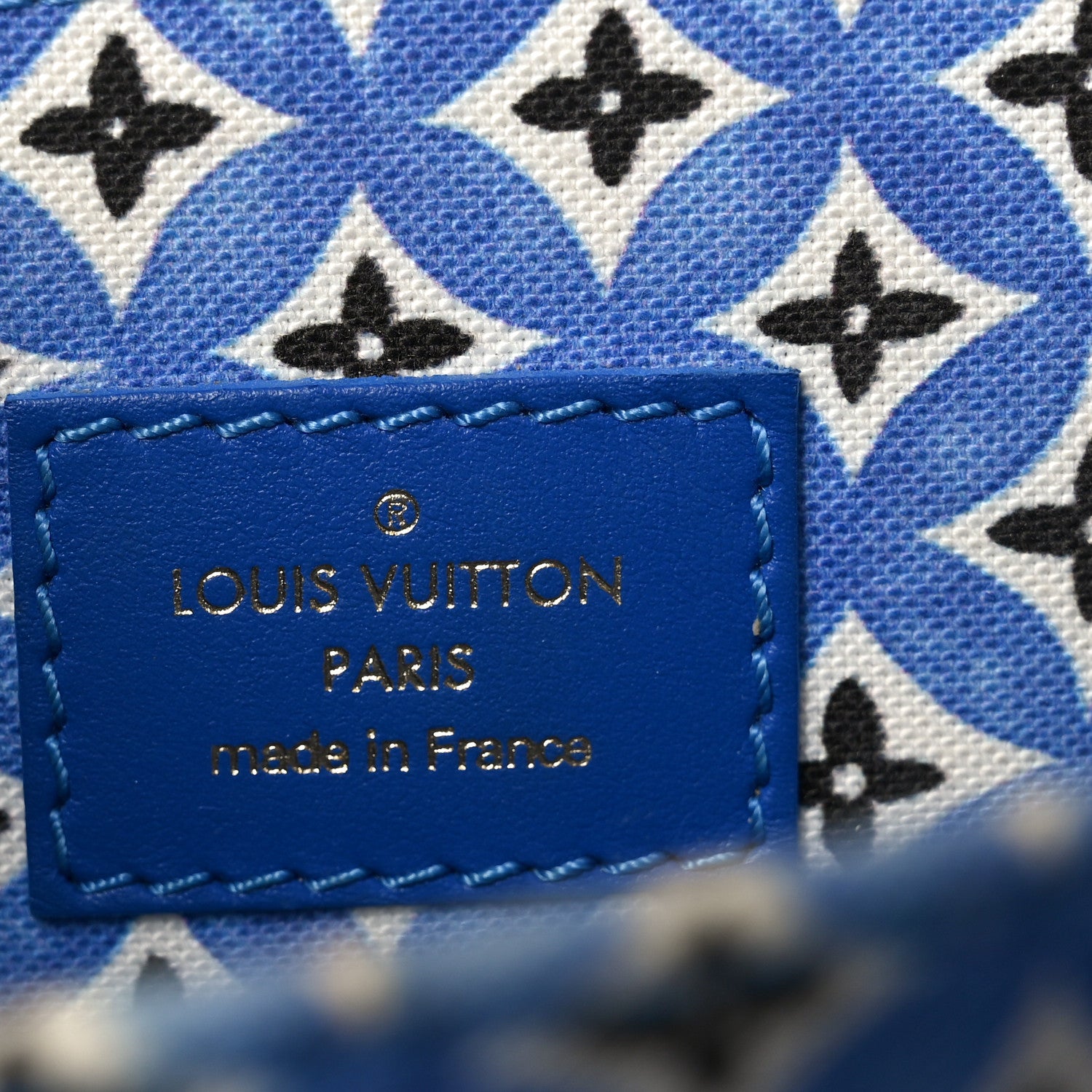 Louis Vuitton Monogram Giant By The Pool Pochette Metis MM Blue 6 of 9