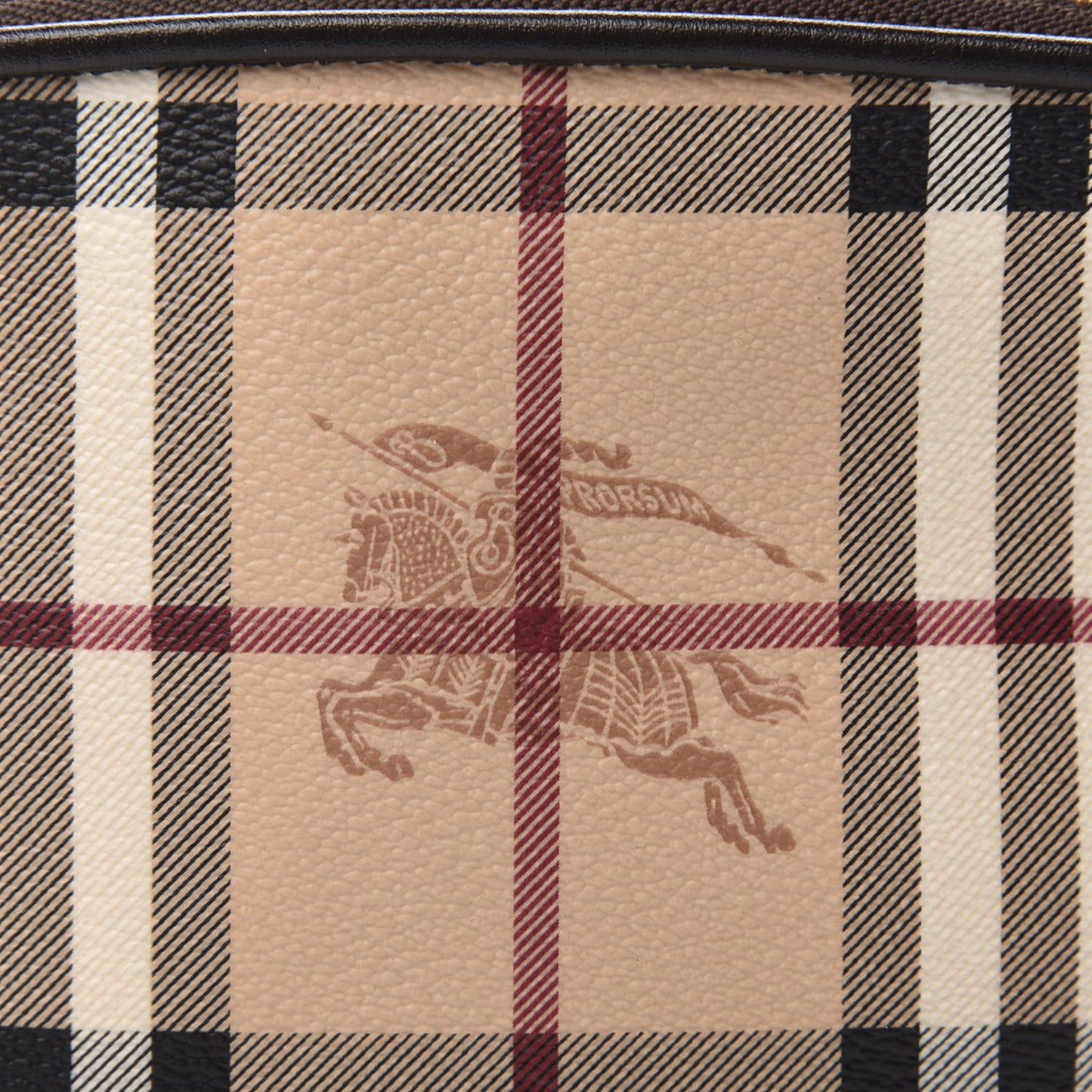 Haymarket Check Clara Pochette Chocolate