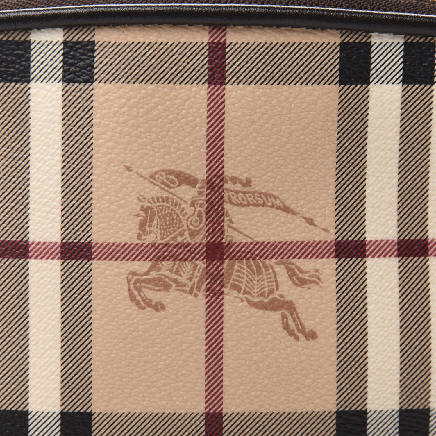 Burberry Haymarket Check Clara Pochette Chocolate 10 of 10