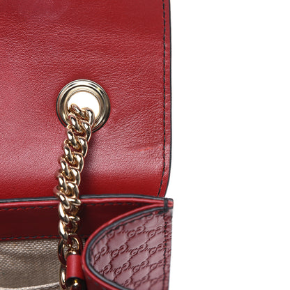Gucci Soft Microguccissima Mini Emily Chain Shoulder Bag Rosso 12 of 12