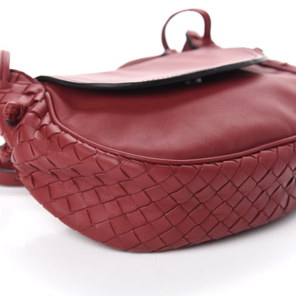Bottega Veneta Nappa Intrecciato Small Nodini Flap Crossbody Baccara 8 of 9