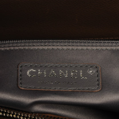 Chanel Caviar Quilted XL Grand Shopping Tote GST Dark Beige 5 of 7