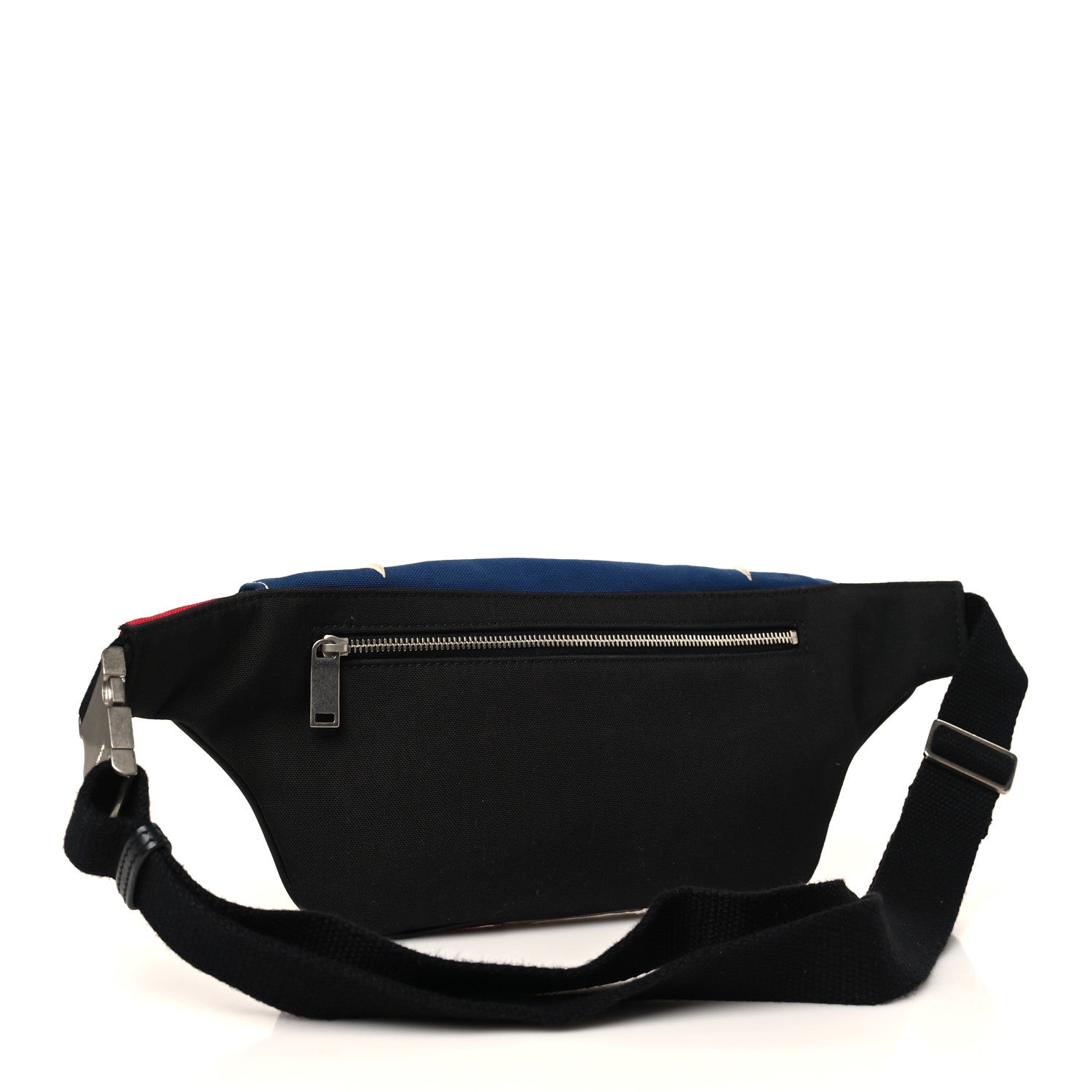Saint Laurent Canvas Classic Belt Bag Red Blue White 3 of 9