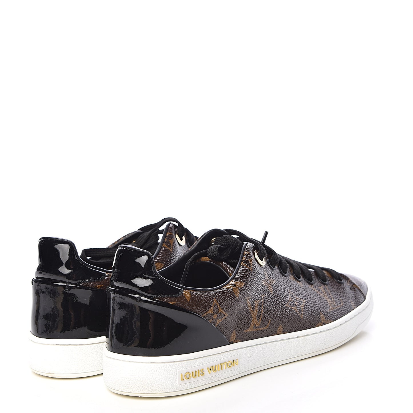 Patent Monogram Frontrow Sneakers 37