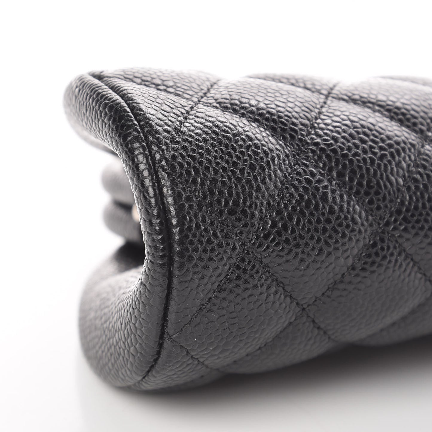 Caviar Quilted Timeless Clutch Black