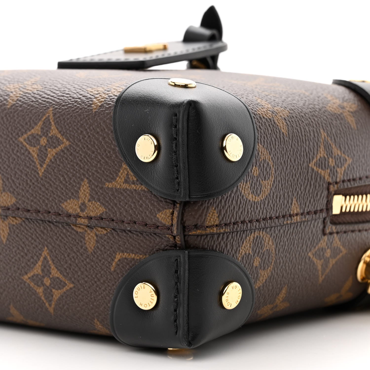 Louis Vuitton Monogram Petite Malle Souple Black 9 of 9