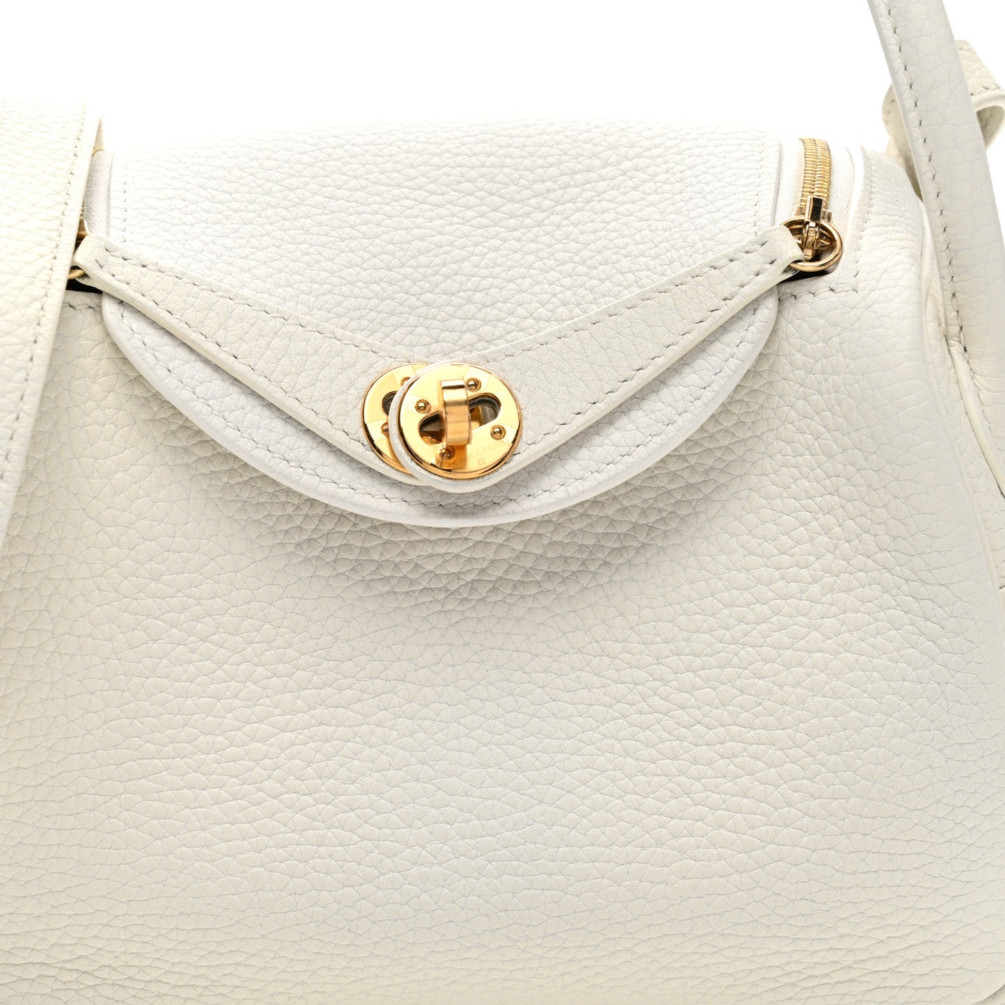 Taurillon Clemence Mini Lindy 20 New White