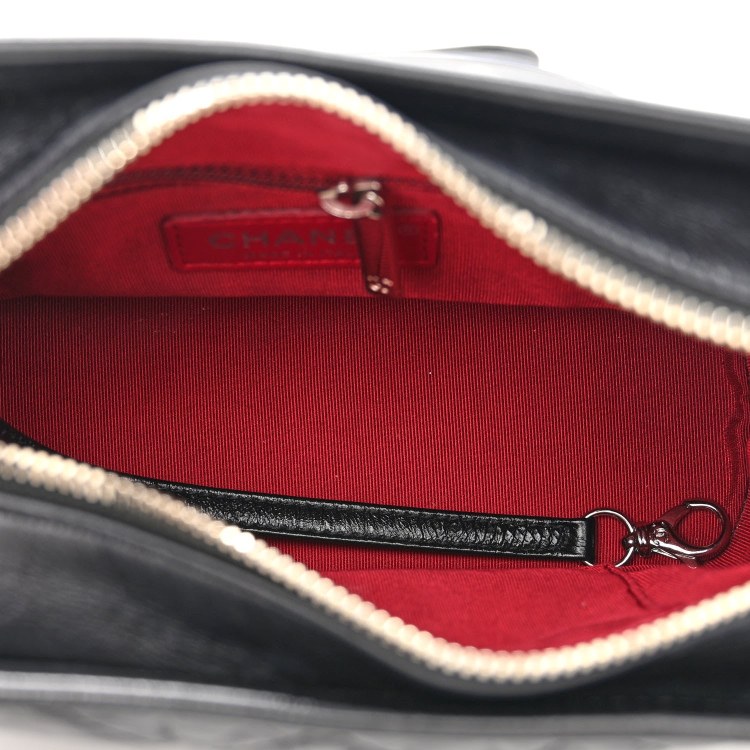 Chanel Aged Calfskin Quilted Small Gabrielle Hobo Black 5 of 10