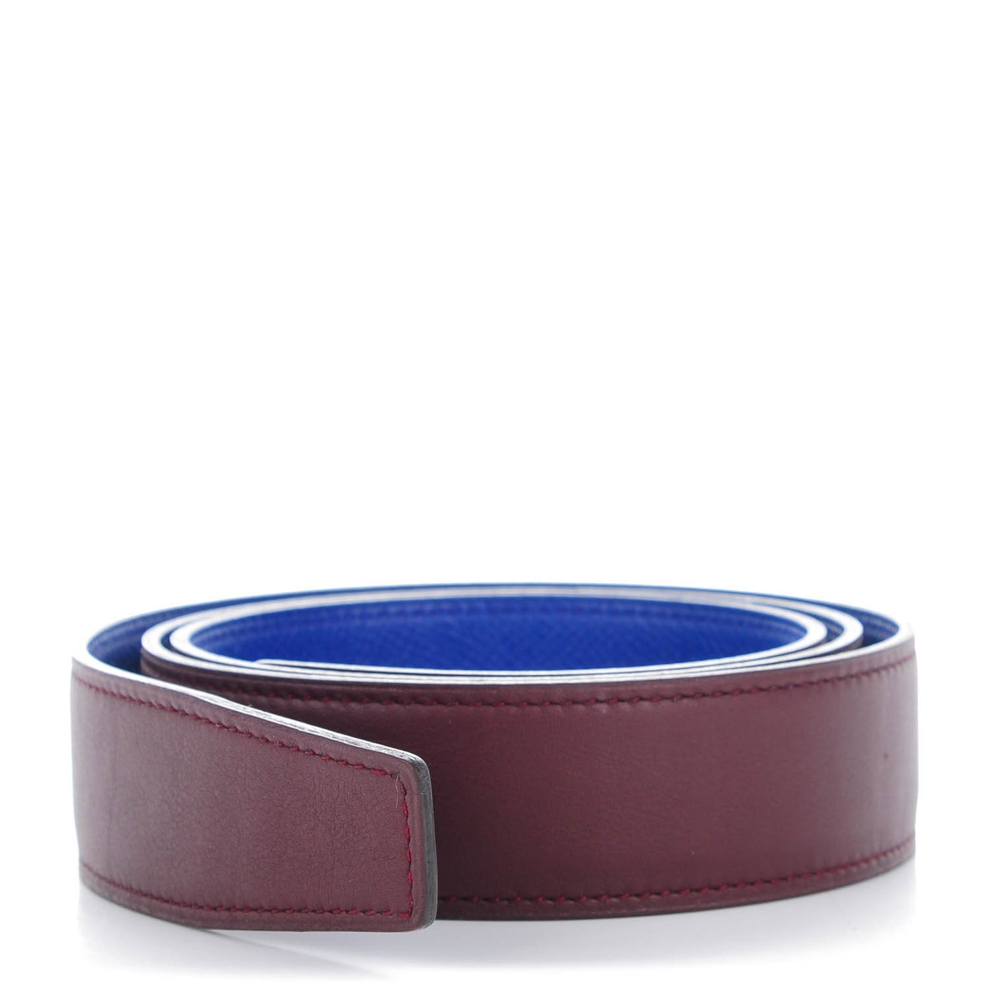 Epsom Swift 32mm Belt Strap 90 Bleu Electrique Prune