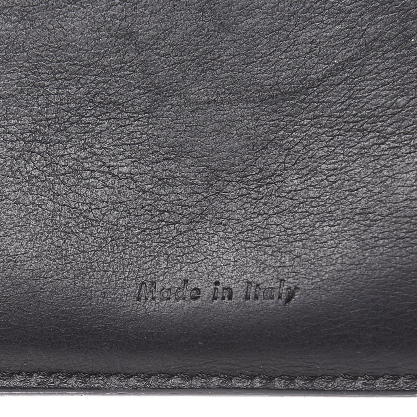 Lizard Calfskin Large Multifunction Strap Wallet Black
