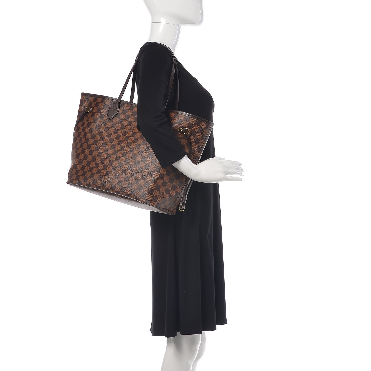 Louis Vuitton Damier Ebene Neo Neverfull MM 2 of 11