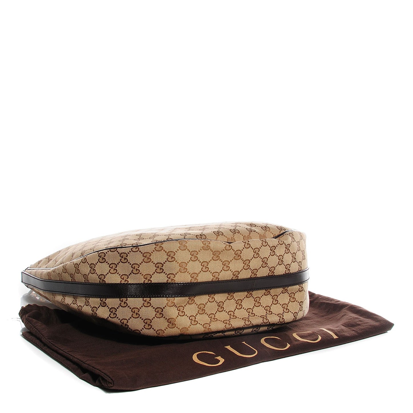 Monogram GG Twins Large Hobo Dark Brown