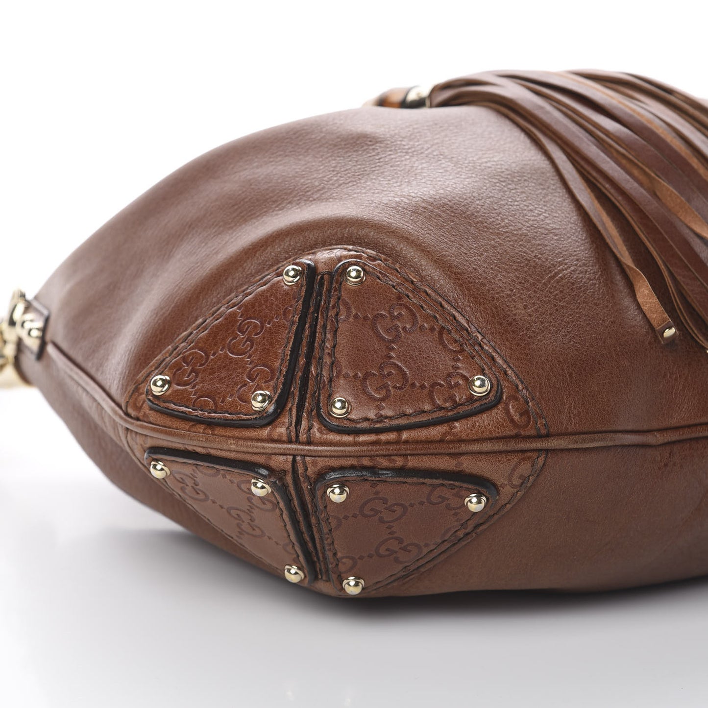 Calfskin Large Indy Top Handle Hobo Brown
