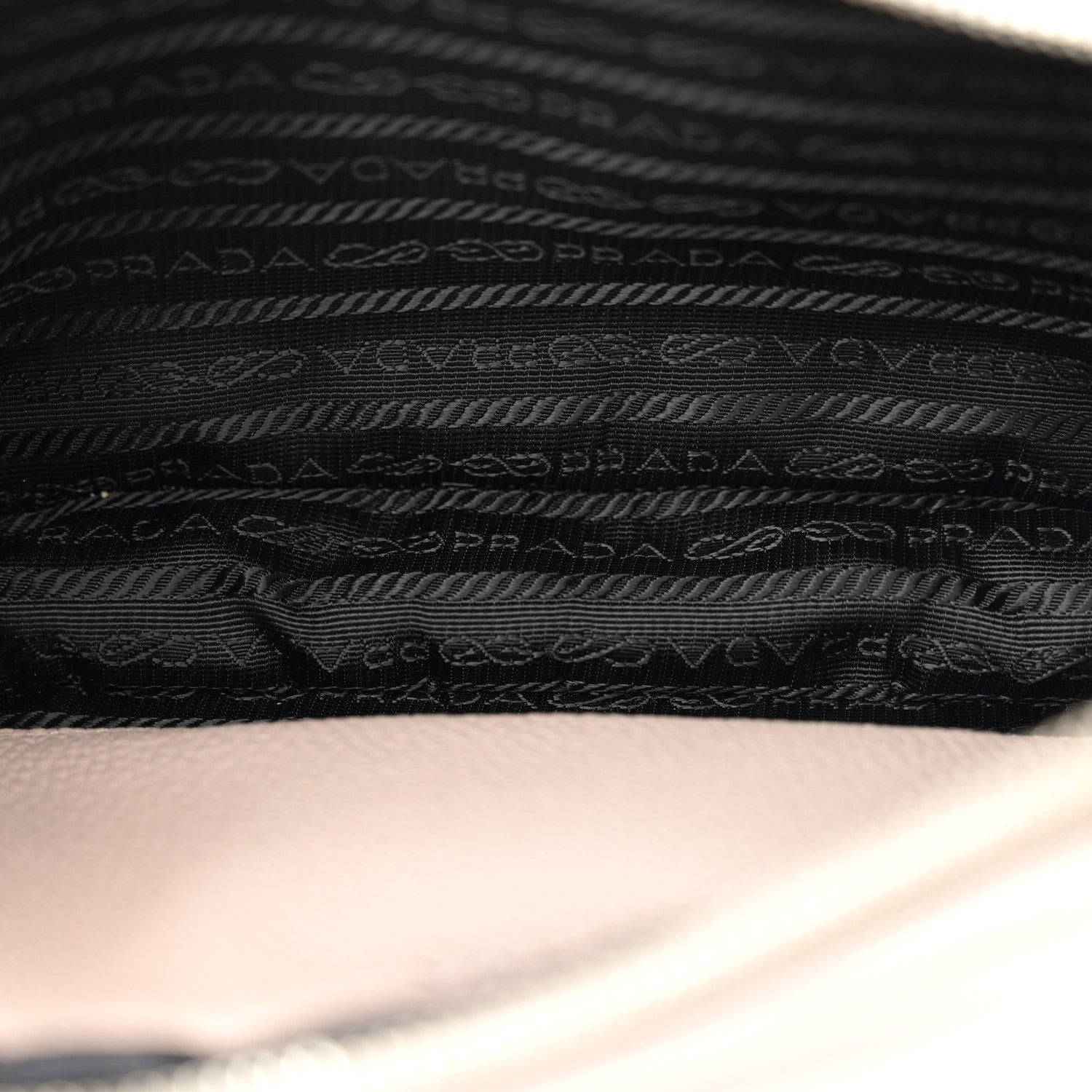 Prada Vitello Daino Soft Medium Double Zip Shoulder Bag Ninfea 5 of 12