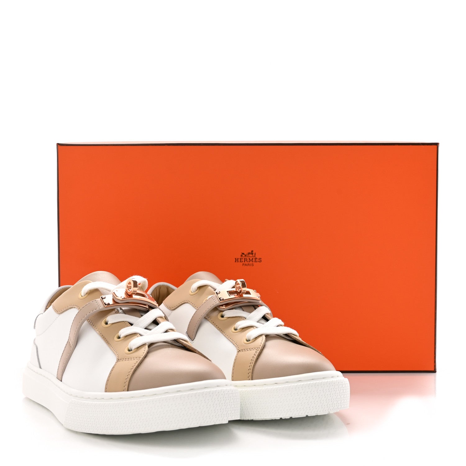 Hermes Calfskin Day Sneakers 37 Multicolor White 15 of 15