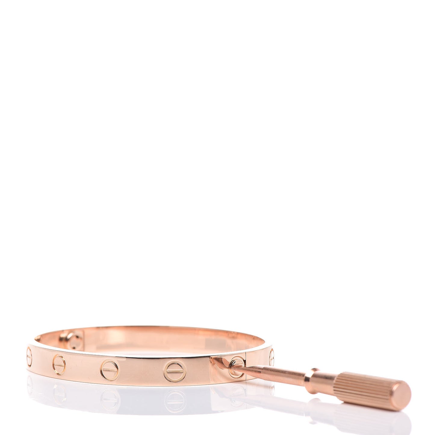 18K Pink Gold LOVE Bracelet 16