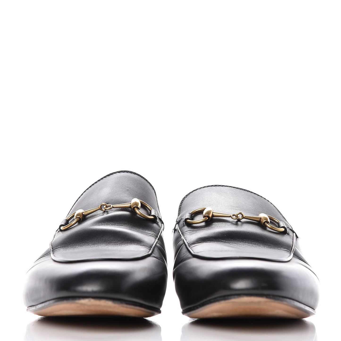Calfskin Womens Princetown Slippers 40 Black