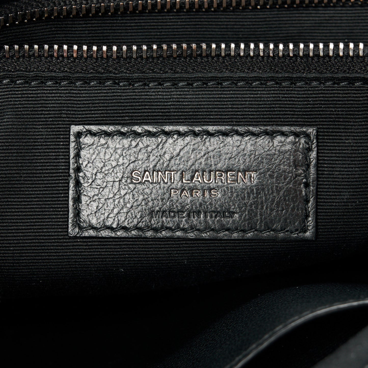 Crinkled Calfskin Matelasse Monogram Medium Niki Chain Satchel Black