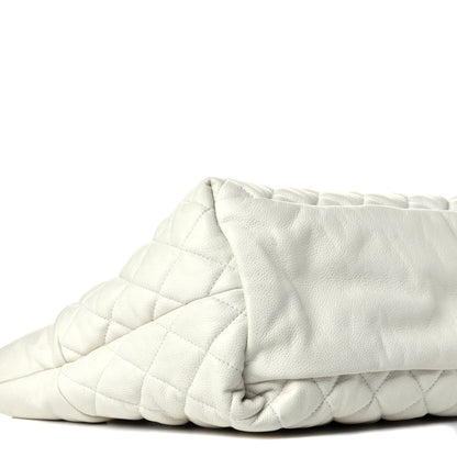 Chanel Caviar Quilted Small Coco Cocoon Tote Dark White 8 of 9