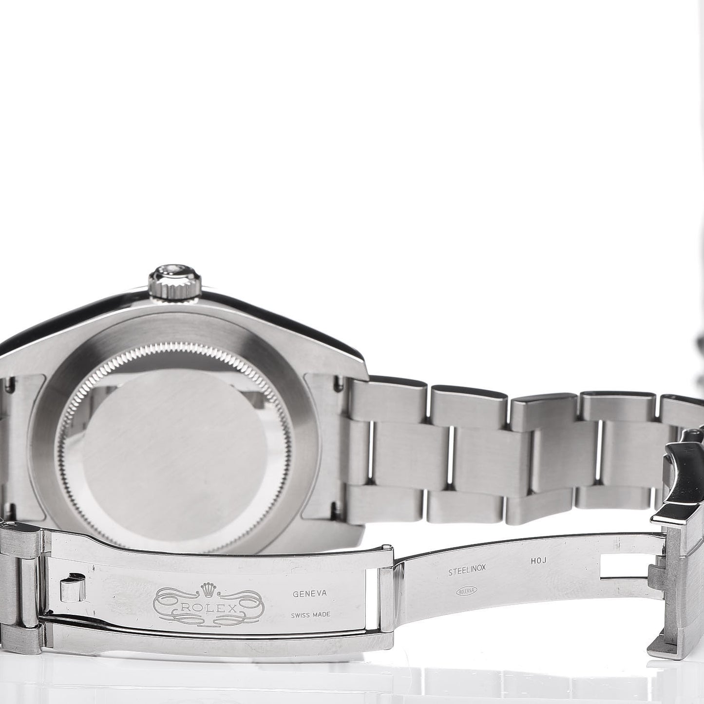 Stainless Steel 40mm Air-King Oyster Perpetual Watch Black 116900