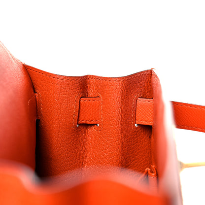 Hermes Epsom Kelly Sellier 28 Orange Poppy 15 of 42