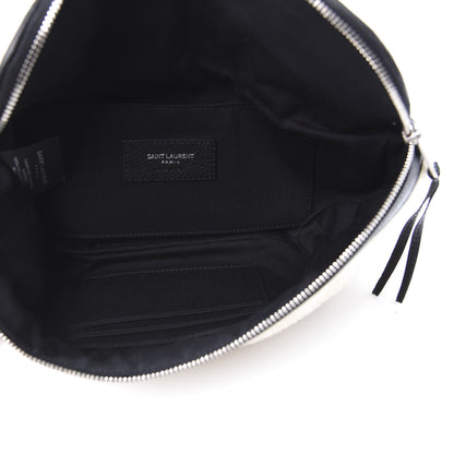 Saint Laurent Shearling Belt Bag Beige 5 of 12